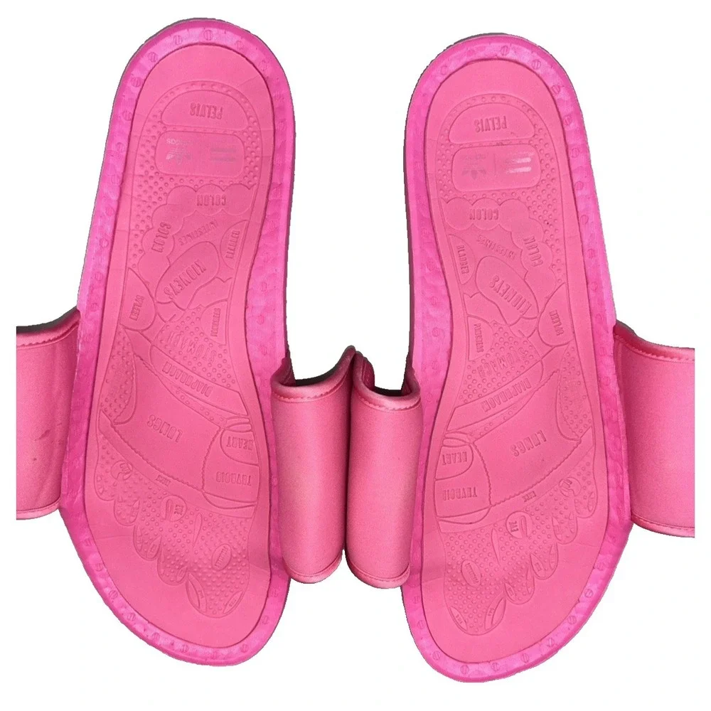 Adidas‎ x Pharrell Williams Chancletas Hu slides in Neon Pink size 11 Boost Foam